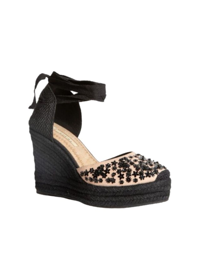 alpargatas esparto corina nude-negro...