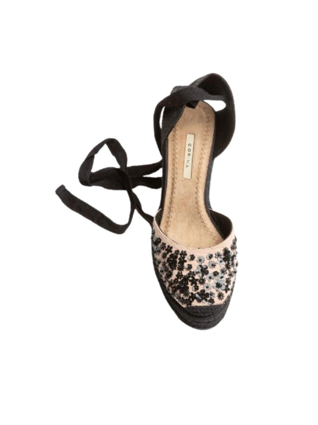 alpargatas esparto corina nude-negro...