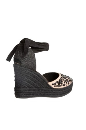 alpargatas esparto corina nude-negro m5257
