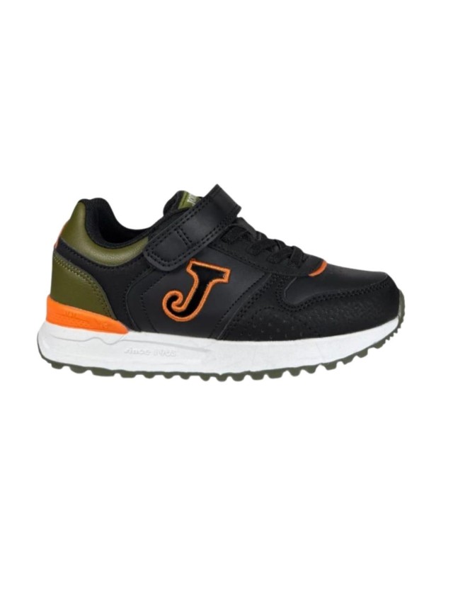 deportivos casual joma negro-verde...