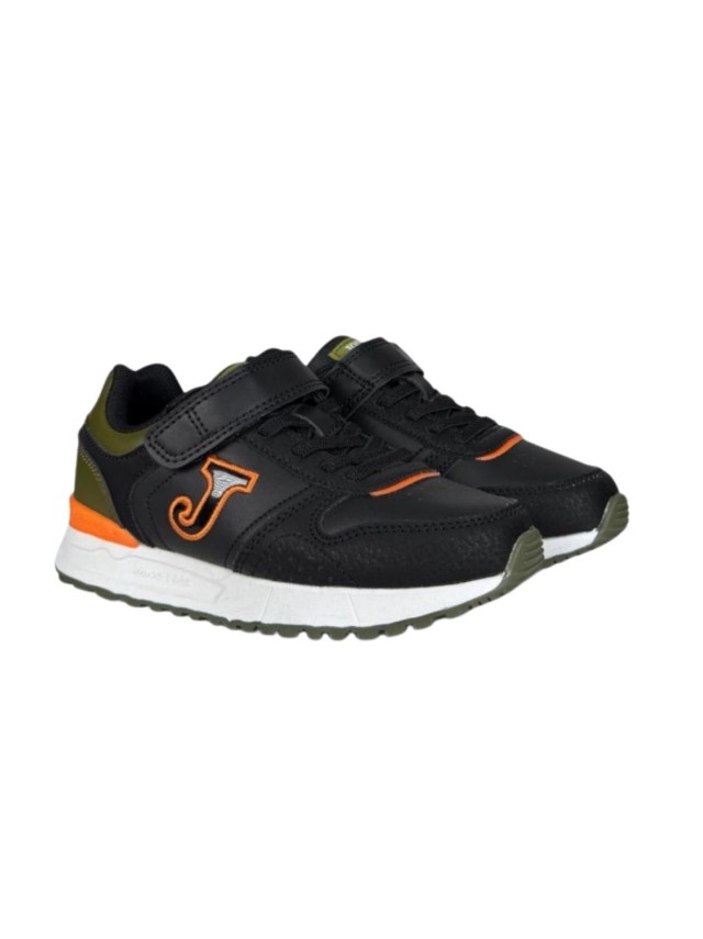 deportivos casual joma negro-verde...