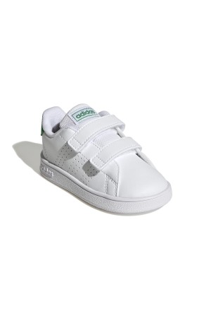 deportivos casual adidas advantage cf blanco-verde gw6500