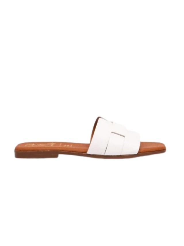 sandalias planas sandals 5550 BLANCO