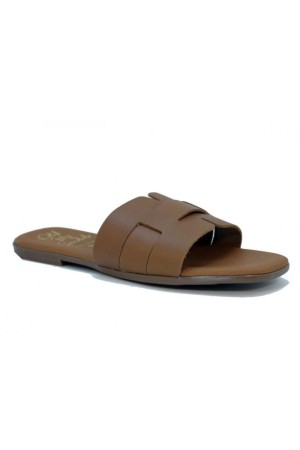 sandalias planas sandals 5550 BRANDY