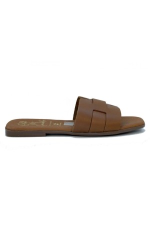 sandalias planas sandals 5550 BRANDY