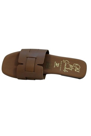 sandalias planas sandals 5550 BRANDY