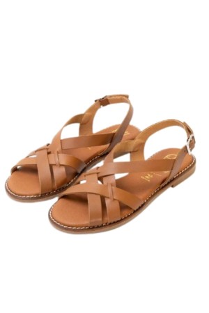 sandalias planas sandals roble 5573