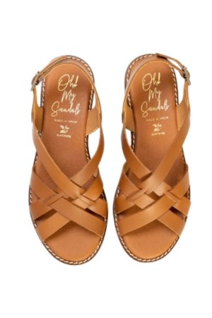 sandalias planas sandals roble 5573