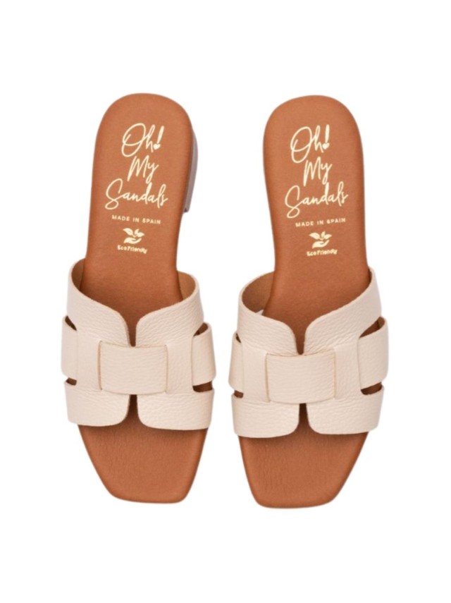 sandalias planas sandals 5600 CRUDO