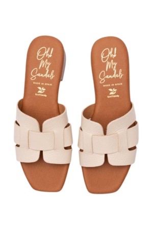sandalias planas sandals 5600 CRUDO