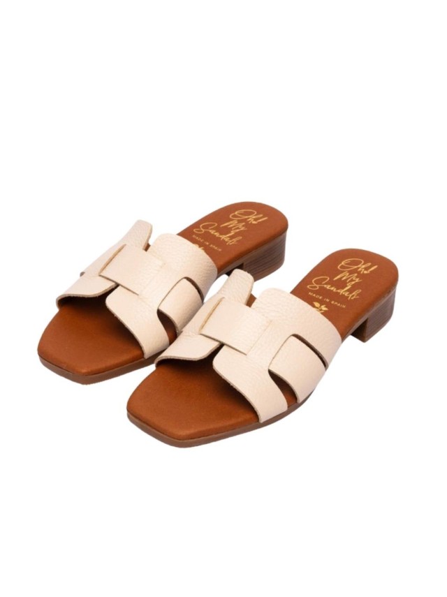 sandalias planas sandals 5600 CRUDO
