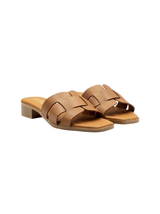 sandalias planas sandals 5600 BRANDY