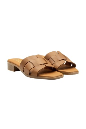 sandalias planas sandals 5600 BRANDY