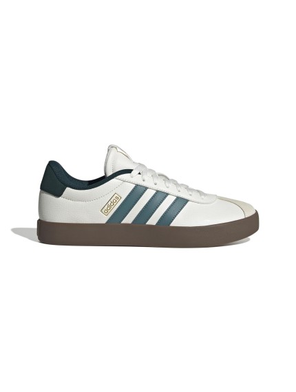 deportivos casual adidas court 3.0 blanco-verde jr8635 2
