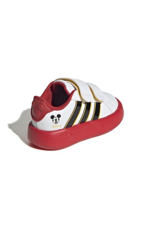 deportivos adidas court mickey blanco-rojo jq8070