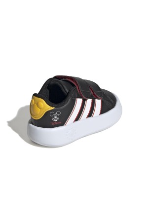 deportivos adidas court mickey negro-blanco jq8071