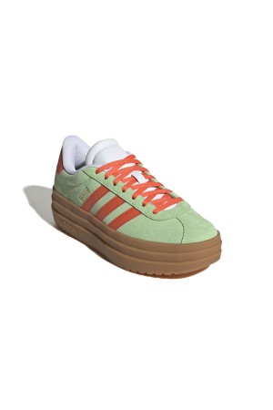 deportivos casual adidas court bold verde-naranja jq4557