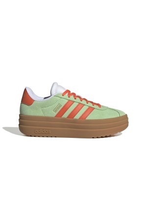 deportivos casual adidas court bold verde-naranja jq4557