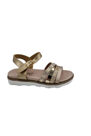 sandalias bubble oro c1341