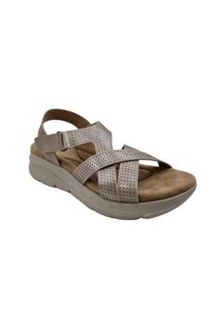 sandalias cuña calzados primavera bl2567 TAUPE
