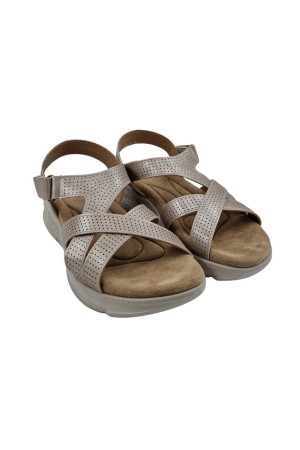 sandalias cuña calzados primavera bl2567 TAUPE