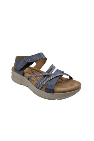 sandalias cuña calzados primavera bl2567 MARINO