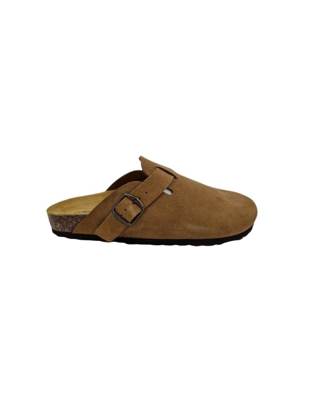 zuecos sevillas camel 6189