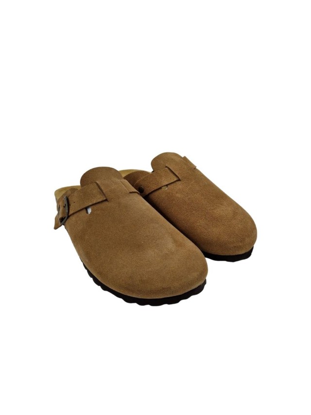 zuecos sevillas camel 6189