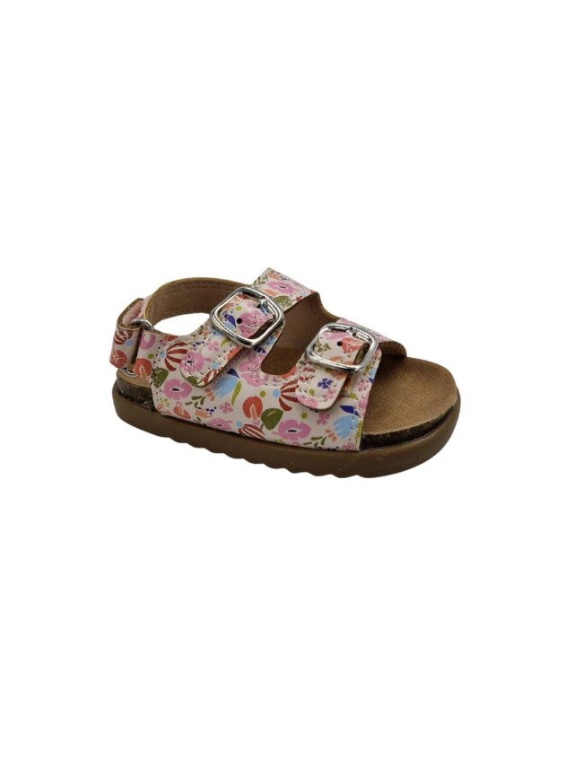 sandalias bubble flores c1304