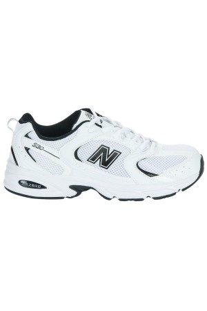deportivos runnig new balance 530 blanco-negro mr530ewb