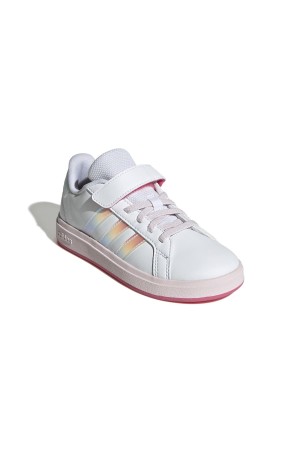 ddeportivos casual adidas grand court blanco-rosa js3939