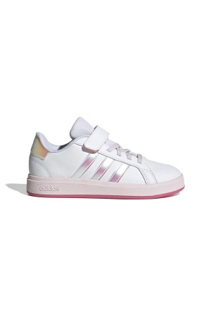 ddeportivos casual adidas grand court blanco-rosa js3939