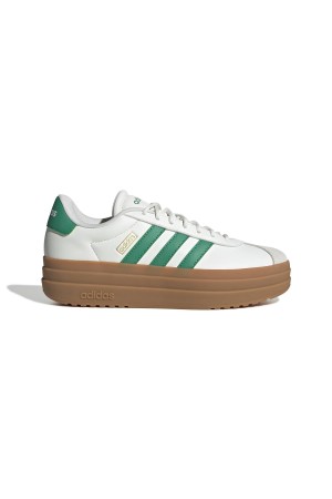 deportivos adidas court bold blanco-verde jq7832