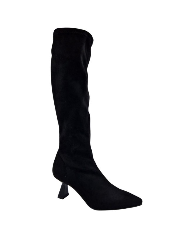 botas tacón daniela vega negro 2208b