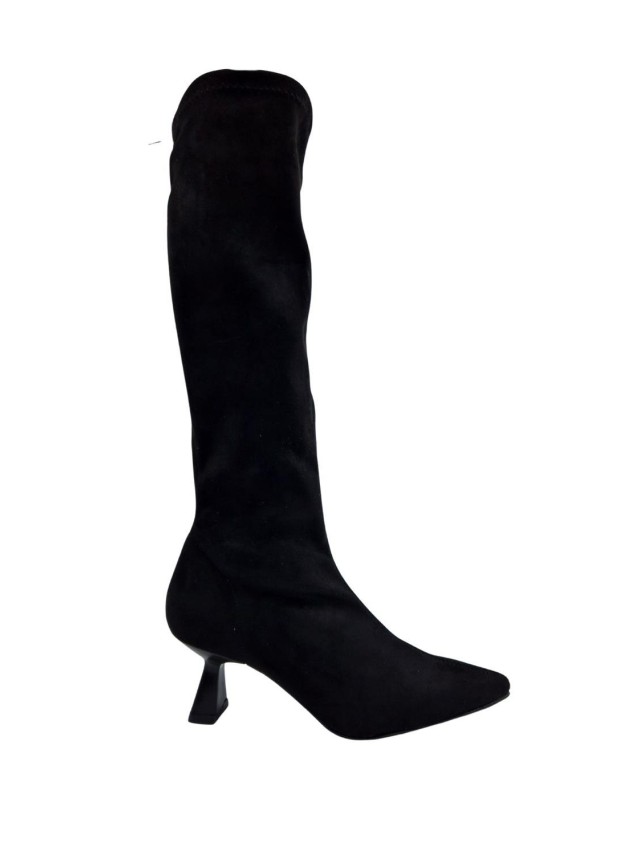 botas tacón daniela vega negro 2208b