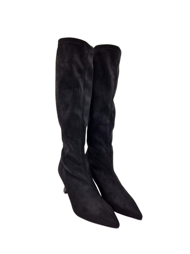 botas tacón daniela vega negro 2208b