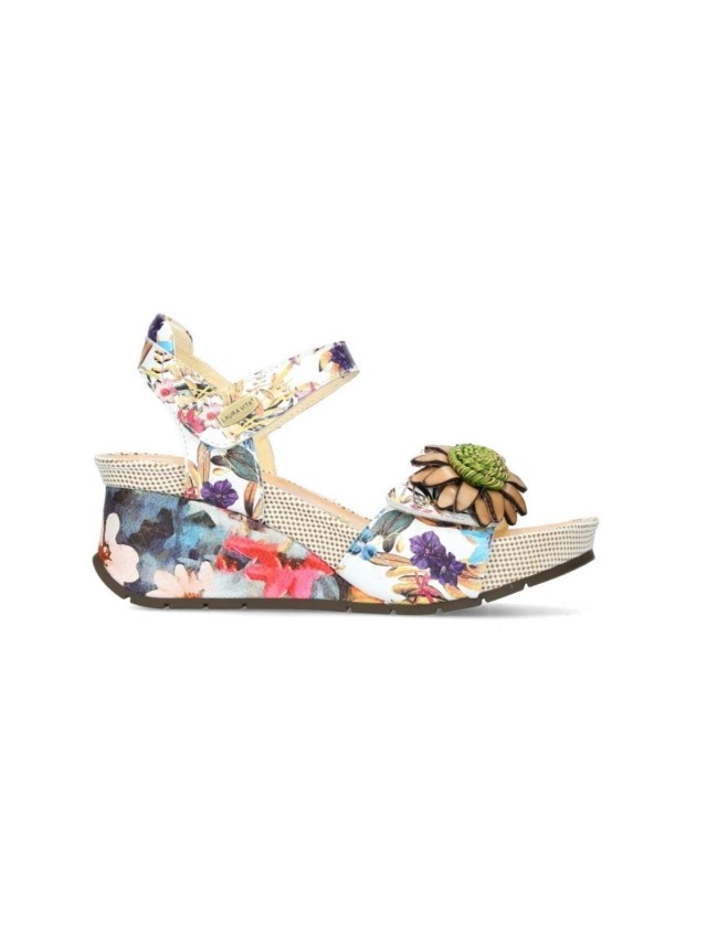 sandalias cuña laura vita beige barry 36