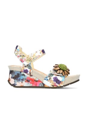 sandalias cuña laura vita beige barry 36