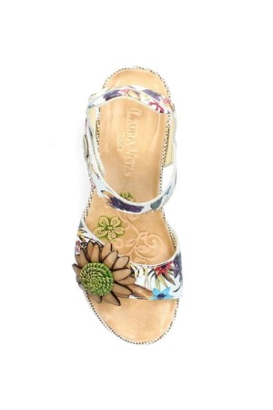 sandalias cuña laura vita beige barry 36