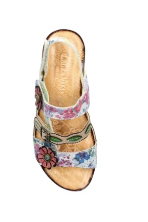 sandalias cuña laura vita beige dino30