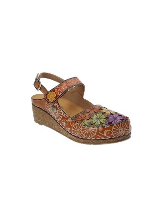 sandalias cuña laura vita taupe facsineo0121