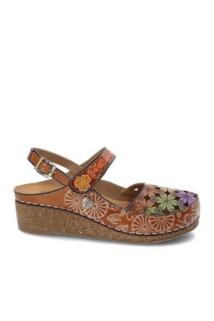 sandalias cuña laura vita taupe facsineo0121