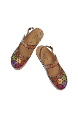sandalias cuña laura vita taupe facsineo0121