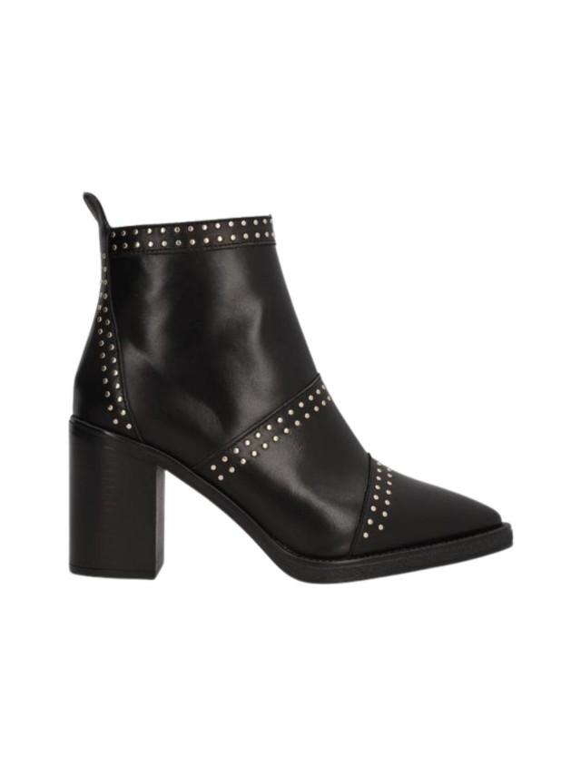 botas tacón alpe negro 5449