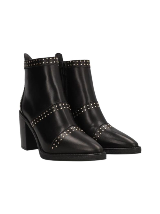 botas tacón alpe negro 5449
