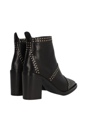 botas tacón alpe negro 5449