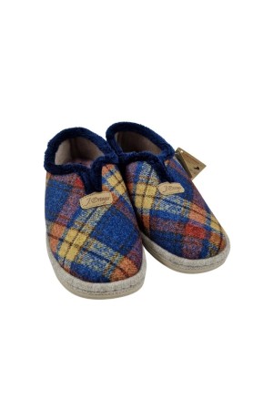 zapatillas casa cuña pinturines marino c-374-a