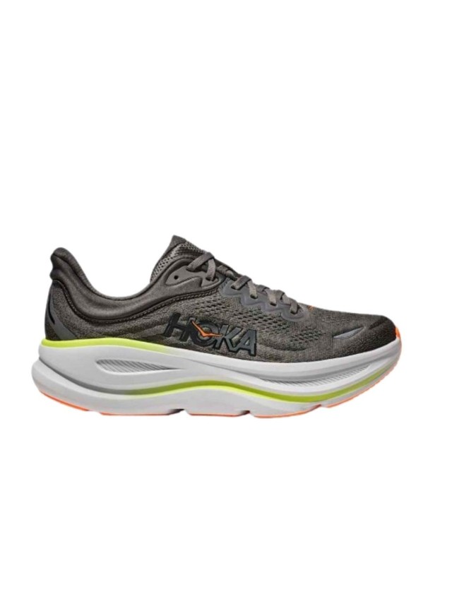 deportivos running hoka bondi 9 gris...