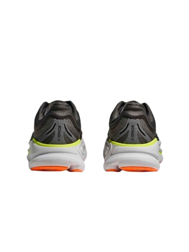 deportivos running hoka bondi 9 gris...