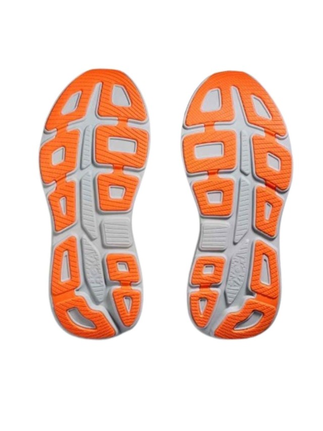 deportivos running hoka bondi 9 gris...